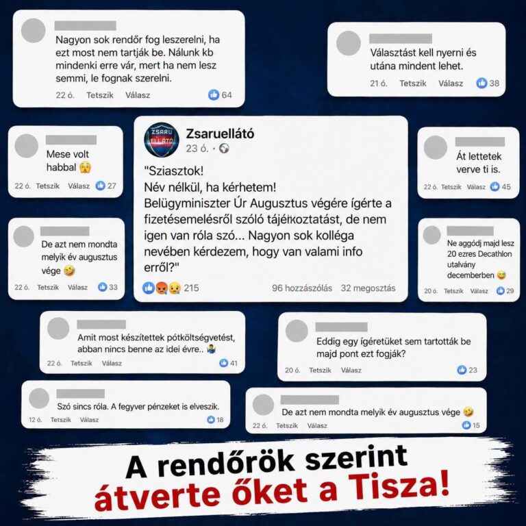 Csalódott rendőrök: Beváltatlan ígéretek a rendvédelemben
